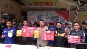 14 TERSANGKA PENGEDAR NARKOBA TERANCAM HUKUMAN SEUMUR HIDUP