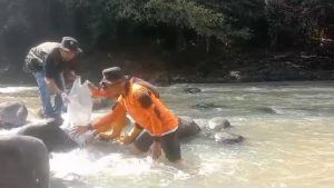 BPBD TERJUNKAN PASUKAN SUSUR SUNGAI