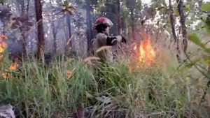 KOBARAN API NYARIS BAKAR PEMUKIMAN WARGA DI SIMPENAN