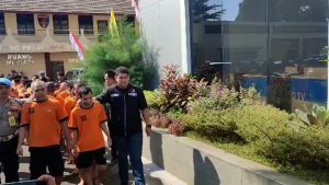 POLISI AMANKAN 32 PELAKU PENGEDAR NARKOBA 