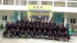 PULUHAN LINMAS DI SIMPENAN DIBERIKAN PELATIHAN