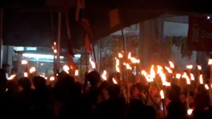 RIBUAN OBOR DI DESA CIDADAP SAMBUT TAHUN BARU ISLAM