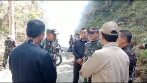 DANDIM MONITORING PELAKSANAAN TMMD KE-117 DI JAMPANGKULON