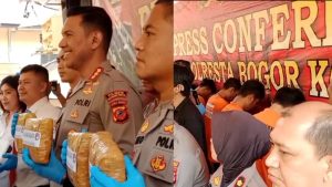 Petugas Satres Narkoba Tangkap Seorang Pria Inisial U R A, Lantara Konsumsi ganja di kampung bebas narkoba