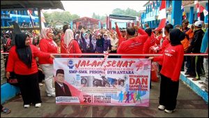 PERTAMA KALI PESONA DYWANTARA GELAR JALAN SEHAT