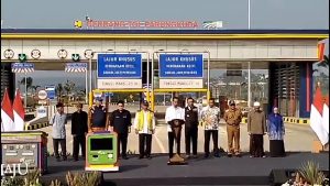 PRESIDEN JOKOWI RESMIKAN TOL BOCIMI SESI II