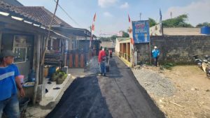 3 TITIK PEMBANGUNAN, KADES OPTIMIS JALAN MULUS SEMUA