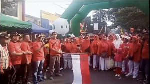 WARGA SUKAMANAH ANTUSIAS IKUTI JALAN SANTAI