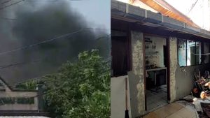 GUDANG UMKM TERBAKAR, AKIBAT PEMBAKARAN SAMPAH