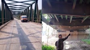 JEMBATAN JALUR TAMBANG DI RUMPIN RAWAN AMBRUK