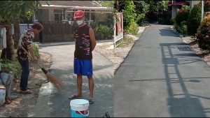 PEMELIHARAAN HOTMIX OLEH WARGA