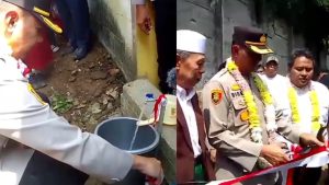 POLRESTA DAN PERUMDA TIRTA PAKUAN BUKA AKSES AIR BERSIH DI KERTAMAYA