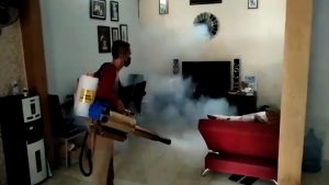 1 WARGA TERKENA DBD, WILAYAH CANGKURAWOK DI FOGGING