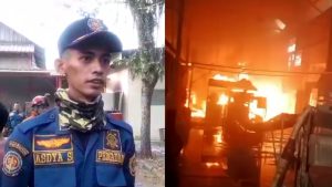 PABRIK PLASTIK DI KEMANG HANGUS TERBAKAR 