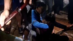 PELAKU PENUSUKAN IBU MUDA DI CILEUNGSI DI TANGKAP WARGA