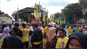 PARTAI GOLKAR GELAR KAMPANYE AKBAR, MENANGKAN PRABOWO-GIBRAN