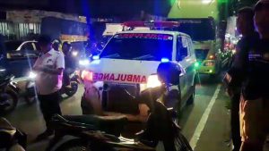 Bawa Pasien, Ambulan Desa Tlajung Udik Terlibat Tabrakan Cileungsi