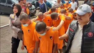 Polisi Tangkap Delapan Pelaku  Produksi Narkoba Tembakau Sintetis di Wilayah Bogor Dan Tanggerang Selatan