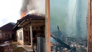 Ditinggal Pemilik, Rumah Di Surade Habis Terbakar