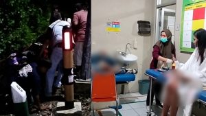 Pasangan Pengendara Motor Terjun Bebas Kedalam Jurang Di Simpenan