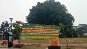 Penutupan Alun- alun Kota Bogor Berdampak Omset PKL Merosot
