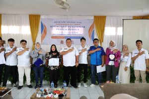 KPU Kota Sukabumi Gelar Sosialisasi dan Pendidikan Pemilih untuk Pemilih Pemula di Kelurahan Sukakarya