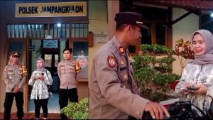 POLISI KEMBALIKAN MOTOR CURIAN DI JAMPANGKULON KEPADA PEMILIKNYA