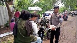 PULUHAN KENDARAAN TERJARING RAZIA DI JALAN TEGAR BERIMAN CIBINONG