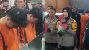 DUA DPO TERDUGA PELAKU PENGANIAYAN KOMUNITAS VESPA DIRINGKUS POLISI DI KOTA SUKABUMI