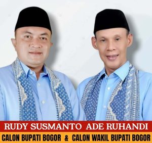 Hasil hitung cepat, pasangan Rudy Susmanto – Ade Ruhandi menempati posisi tertinggi