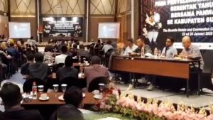 Bawaslu Kabupaten Sukabumi Gelar Evaluasi Kinerja