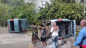 Diduga Akibat Tidak Menguasai Jalur Cikidang Belasan Korban Dilarikan Ke Rsud Palabuhanratu