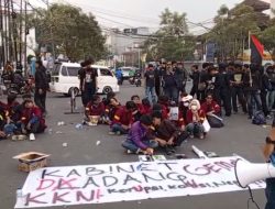 Unjuk Rasa Mahasiwa, BEM Sukabumi Tolak Kenaikan BBM dan Kebijakan Tidak Pro Rakyat