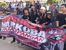 Warga Gelar Aksi Damai Anti Narkotika Tuntut Aparat Bertindak Tegas