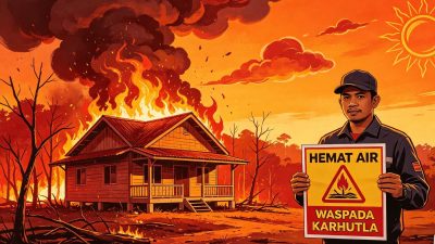 El Nino Bertahan Hingga 2027, Masyarakat Diimbau Hemat Air dan Waspada Karhutla
