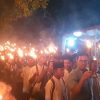 Ribuan Obor Terangi Palabuhanratu dalam Tradisi Malam Taptu HUT RI ke-81