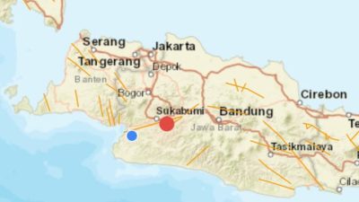 Gempa M2,8 Guncang Kota Sukabumi, BMKG: Tak Berpotensi Rusak