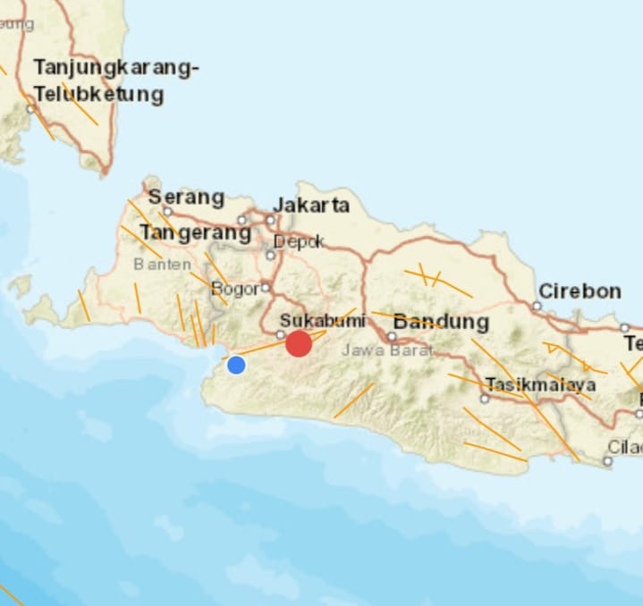 Gempa M2,8 Guncang Kota Sukabumi, BMKG: Tak Berpotensi Rusak