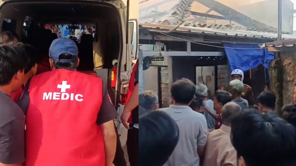 Kebakaran di Permukiman Padat Bondongan Bogor, Empat Rumah Hangus dan Satu Warga Tersengat Listrik
