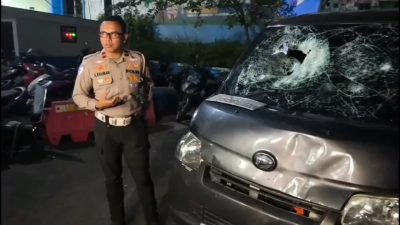 Diduga Ugal-ugalan, Pickup Tabrak Sejumlah Kendaraan di Cibinong