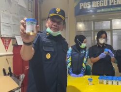 Razia Gabungan Lapas Gunung Sindur, 122 Orang Tes Urin