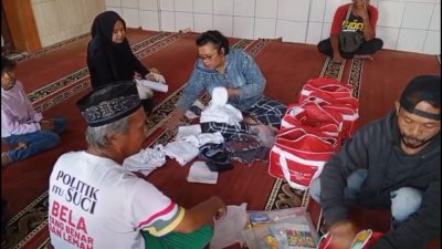 Pasca Kebakaran, Wakil Ketua DPRD Sukabumi Salurkan Bantuan untuk Korban di Kadudampit