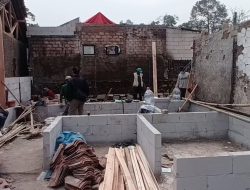 Tujuh Rumah Korban Kebakaran di Kadudampit Dibangun Kembali Secara Swadaya