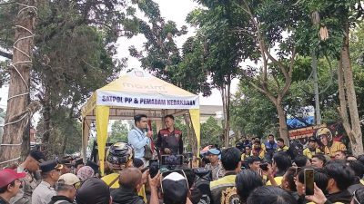 Ratusan Driver Maxim Geruduk DPRD Kota Sukabumi, Sampaikan Tiga Tuntutan