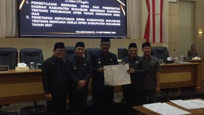 DPRD dan Pemkab Sukabumi Sepakati Perubahan APBD 2026, Dapat Tambahan DBH Rp89 Miliar