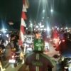 Euforia Kemenangan Timnas, Suporter Cileungsi Tumpah Ke Jalan