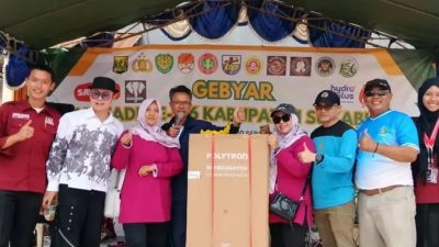 Warga Purabaya Kompak Meriahkan Hari Jadi Kabupaten Sukabumi ke-156 Lewat Purabaya Bercahaya
