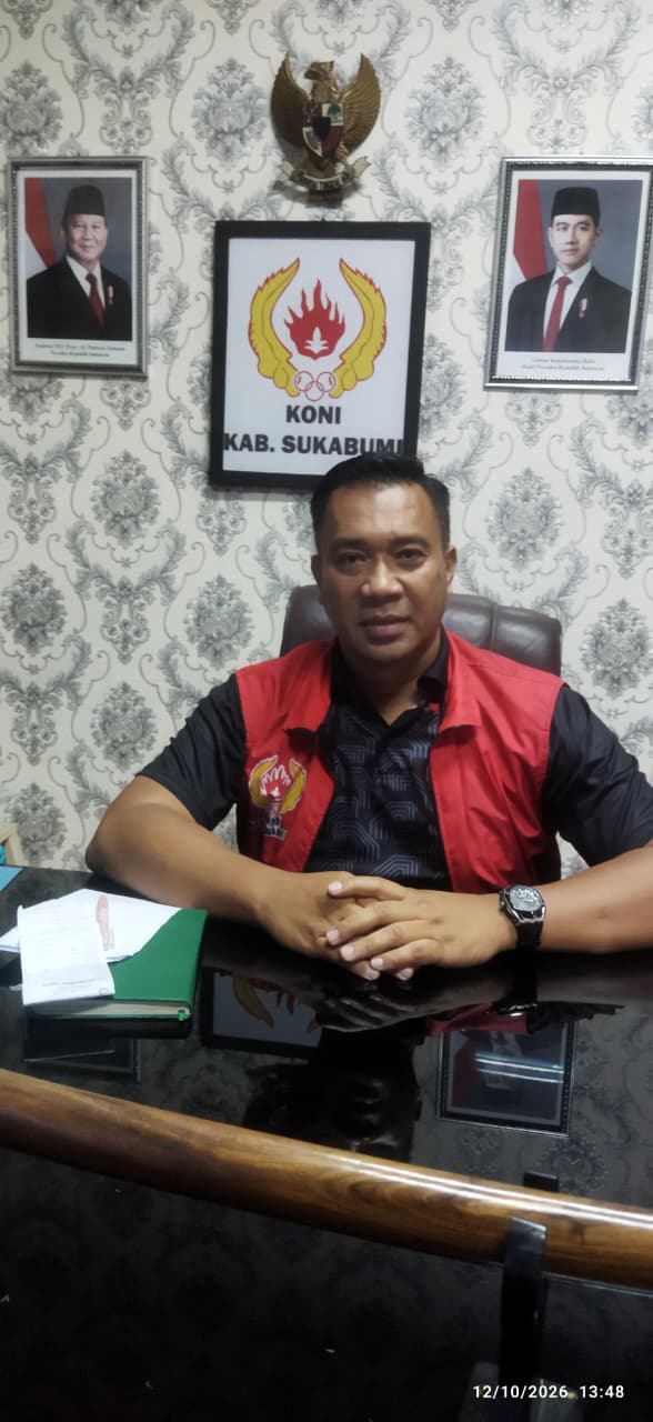 KONI Kabupaten Sukabumi Bidik 10 Besar Porprov XV Jabar 2026, Andalkan 43 Cabor
