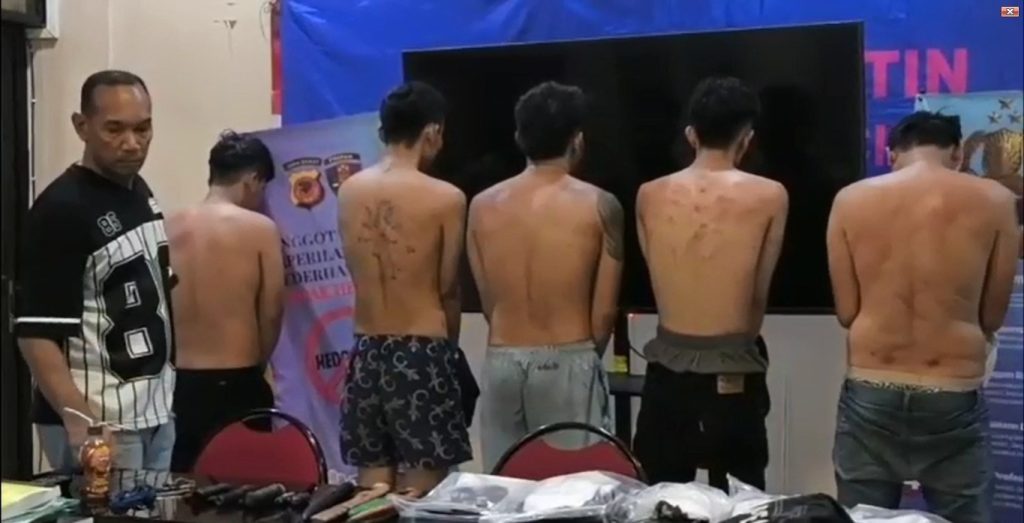 Lima Terduga Pelaku Curanmor Dibekuk Polsek Cileungsi, Akui Curi 15 Motor dalam Sebulan