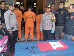 Tiga Terduga Pelaku Curanmor Ditangkap Polsek Jampangkulon, Satu Diduga Penadah